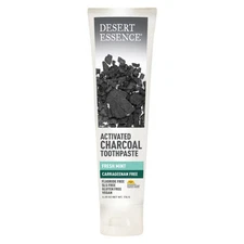 Activated Charcoal Carragenan Free Toothpaste 6.25 Oz By Desert Essence