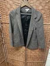 Silence and noise Brown Tweed Blazer Women  s Small Jacket