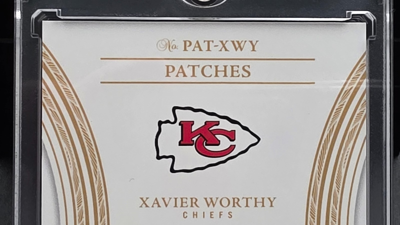 🏈2025 PANINI FLAWLESS XAVIER WORTHY LAUNDRY TAG 1/1 NFL SHIELD AND NIKE LOGO🏈 view 9