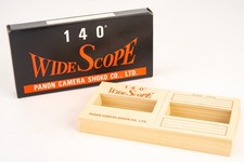 Widelux WideScope 35mm 140 Panon Camera 24 Piece Panoramic Slide Mounts in Box