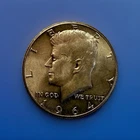1964 Kennedy Half Dollar 90% Silver High AU / Possible UNC Strong Luster