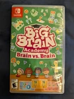 Big Brain Academy: Brain vs. Brain - Nintendo Switch Complete in the Box CIB