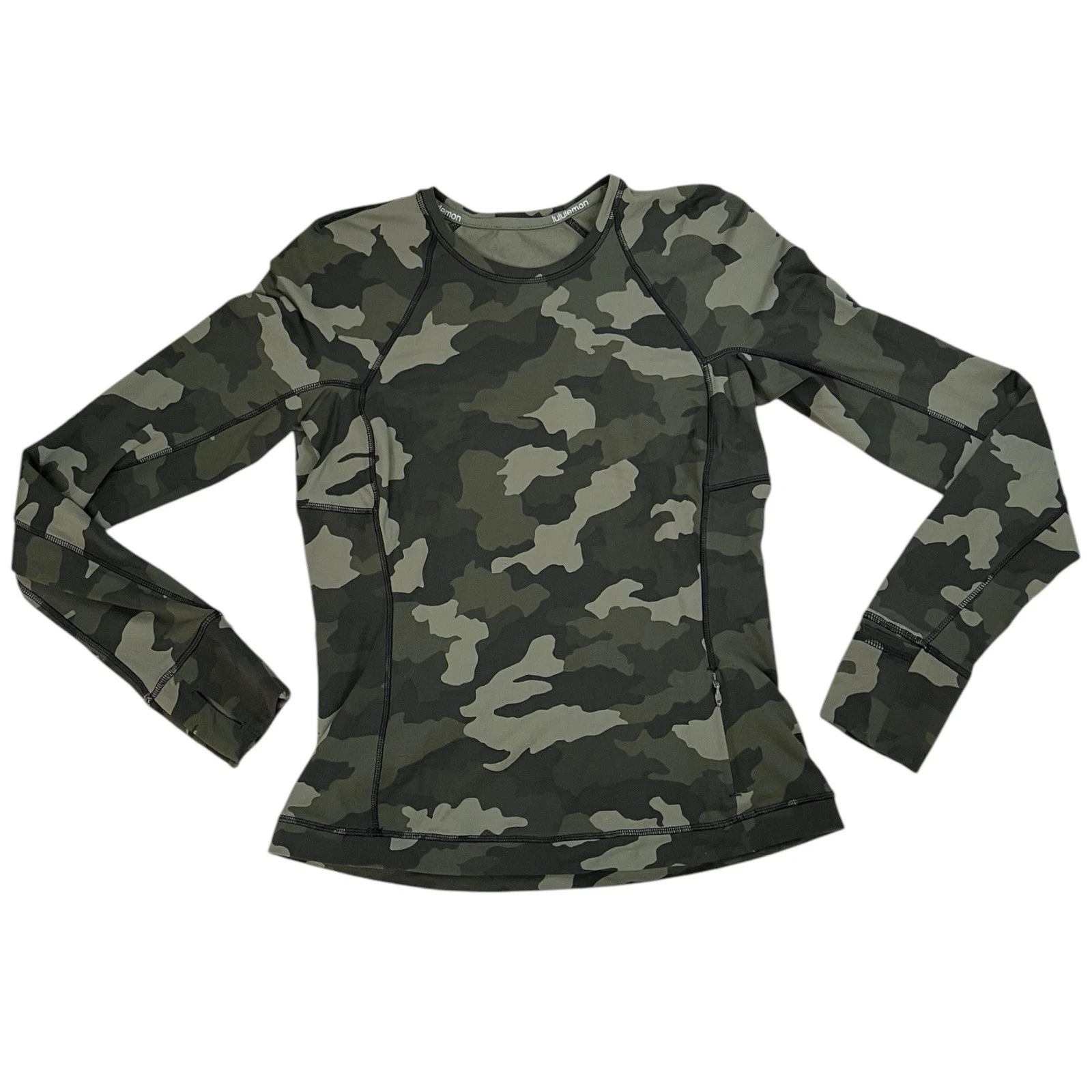lululemon its rulu run multicamo jacquard shirt