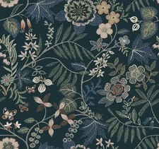 YK72137_Scott Living3 Geometric, Maze, Key Dusty Coral Fine Decor Wallpaper