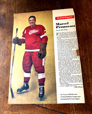 1961-62 Weekend Magazine Marcel Pronovost HOF Detroit Red Wings Toronto Star