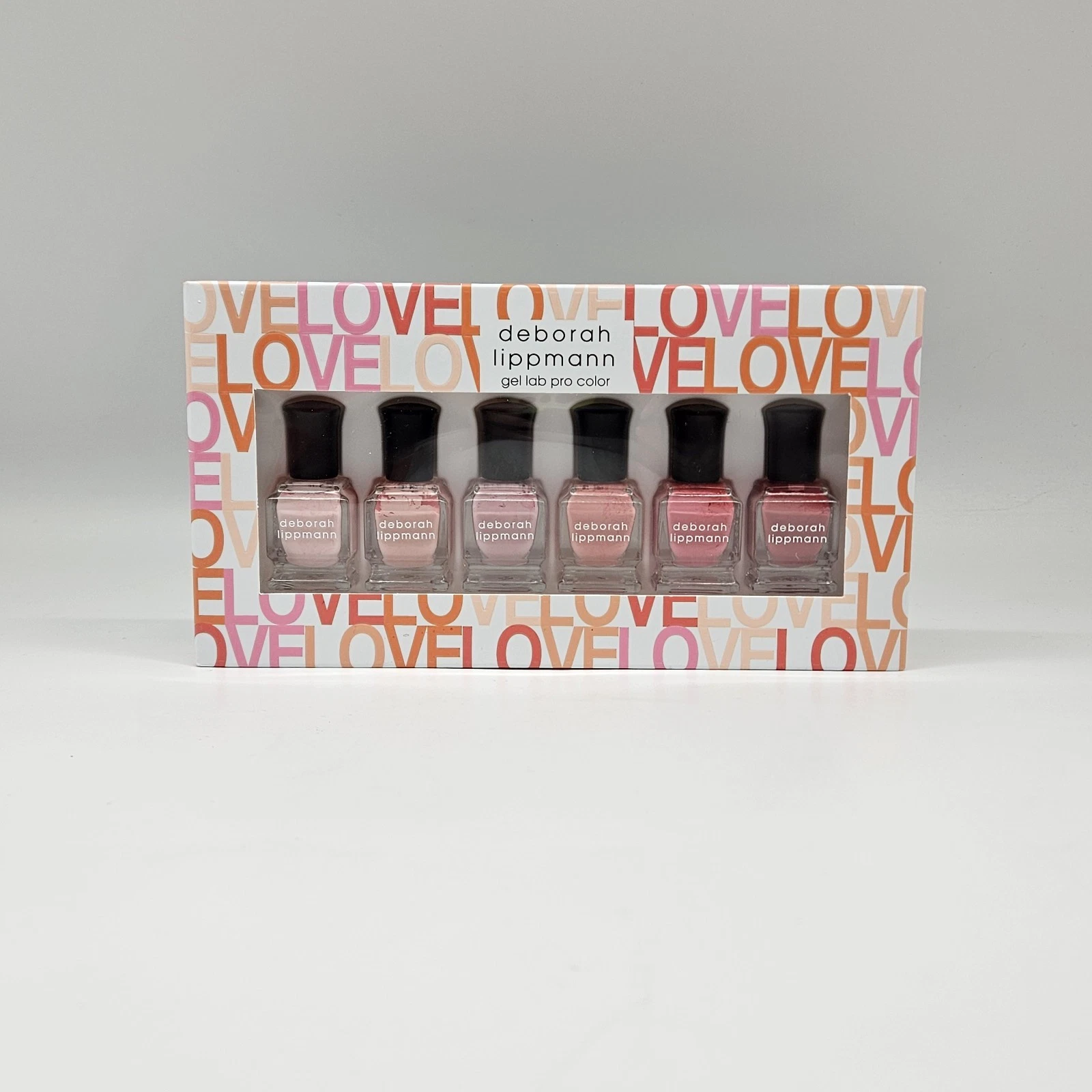Deborah Lippmann ~ LOVE MAKE ME BLUSH PC Gel Lab Pro Color Nail Polish Set