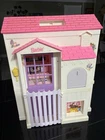 Vintage Barbie 1996 Folding Pretty House W/Tub-Bed Combo, Kitchen Accessories