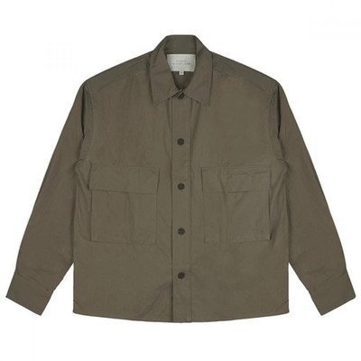 Studio Nicholson Oversize Pocket Shirt ASAGO 997 FATIGUE 54292621