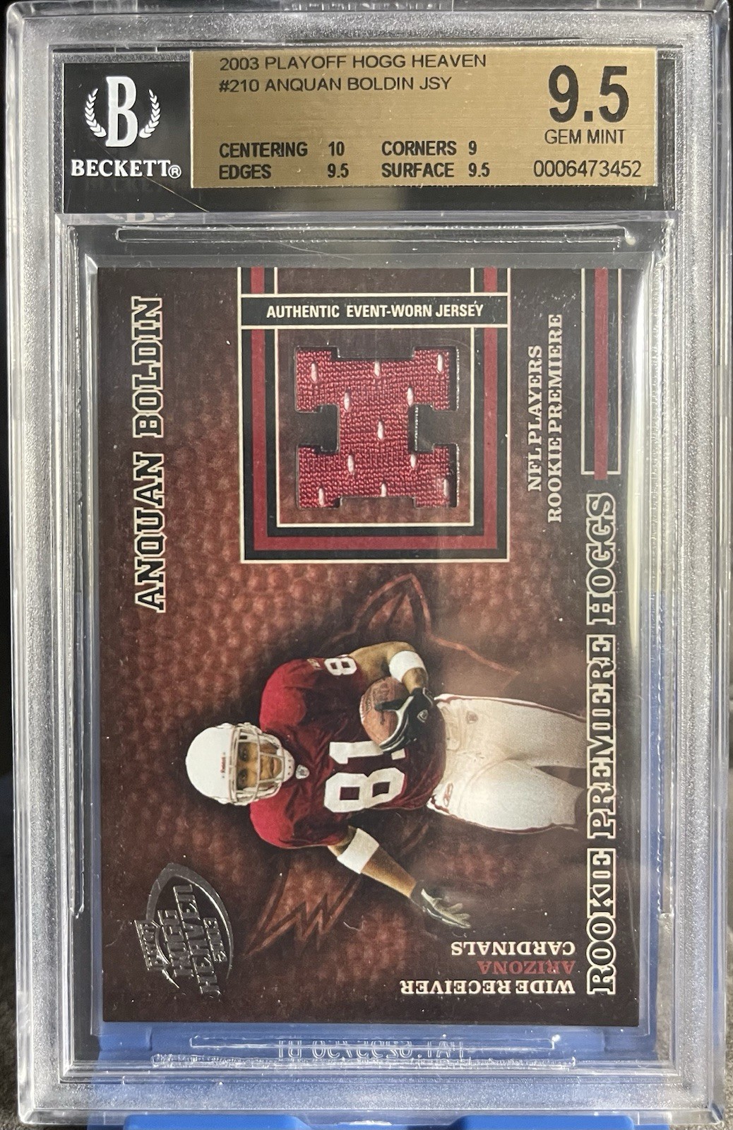 Anquan Boldin Playoff Hogg Heaven #210 Jersey