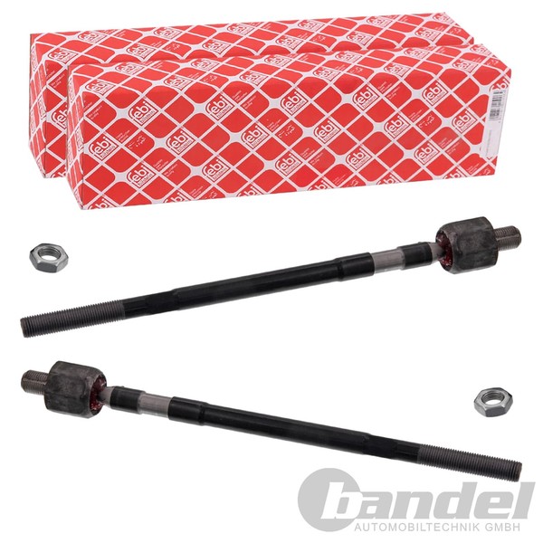 2X febi bilstein Axialgelenke Spurstangen Passend FüR Hyundai Coupe Elantra-image