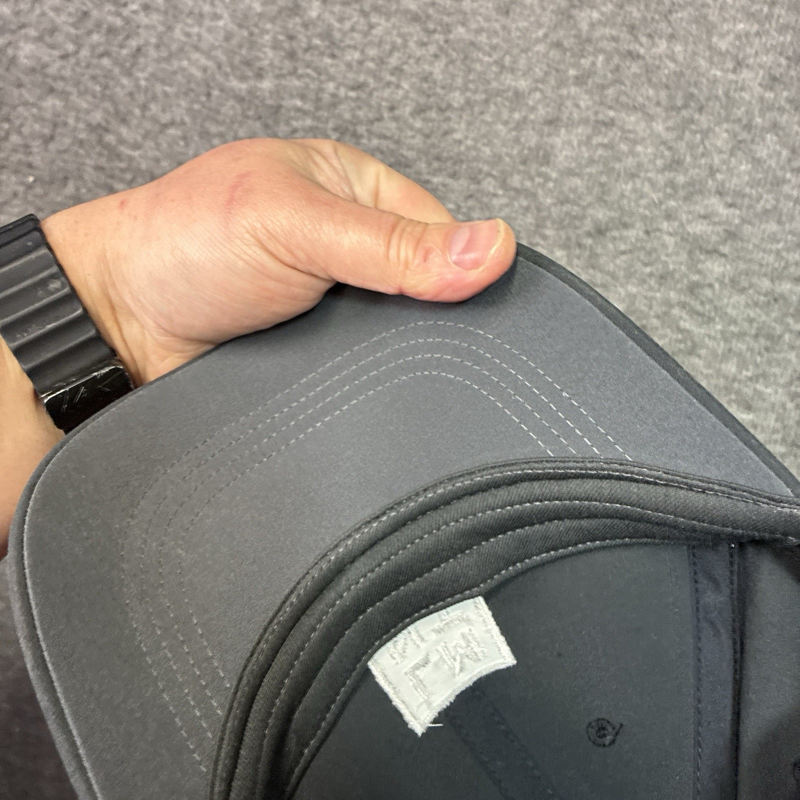 Nike Dri-FIT LMNT Club Cap Large Unisex Black Polyester Running Hiking Preppy thumbnail 5