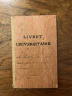 UNIVERSITY BOOKLET FACULTY OF LETTER OF PARIS 1955 STAMPS