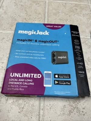 magicJack VOIP Adapter - unbegrenzte Anrufe in den USA und Kanada keine monatlichen Gebühren - Bild 1 von 3