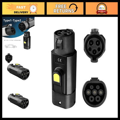 EV Type 1 to Type 2 Charging Adapter - SAE J1772 to IEC62196 EV Charger Connecto