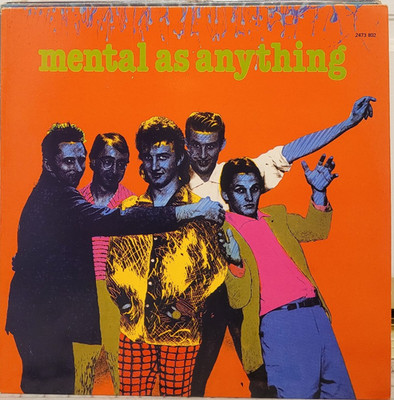 Mental As Anything   Get Wet  LP   Regular Records    L37125  VERY NICE!  VG++