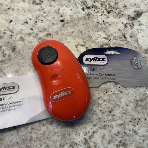 Zyliss EasiCan Electric Can Opener; Red