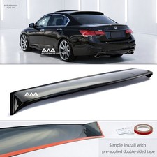 Fit 2008-2012 Accord Sedan Rear Window Roof Sun Rain Shade Vent Visor Spoiler