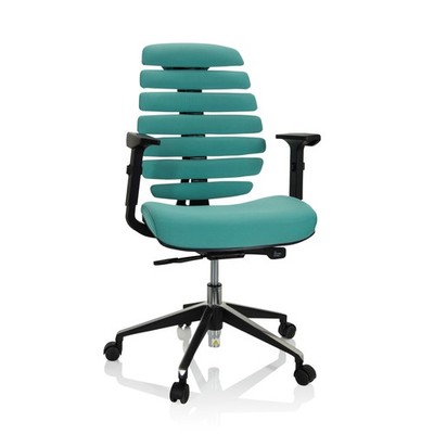 Bürostuhl Drehstuhl ergonomisch Schreibtischstuhl Chefsessel Stoff ERGO LINE II