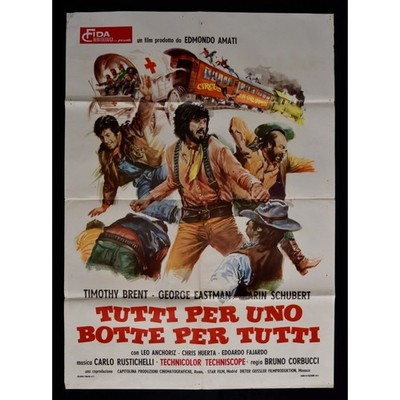 manifesto TUTTI PER UNO BOTTE PER TUTTI timothy brent karin schubert A93