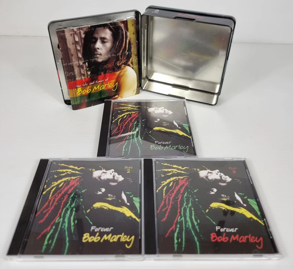 Bob Marley Forever 3 CD Special Edition Embossed Tin Box Set - image 3 of 4