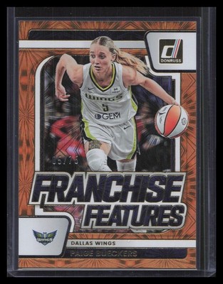 Paige Bueckers Franchise Features Fireworks 5/75 NUMBER MATCH 2026 Donruss #5