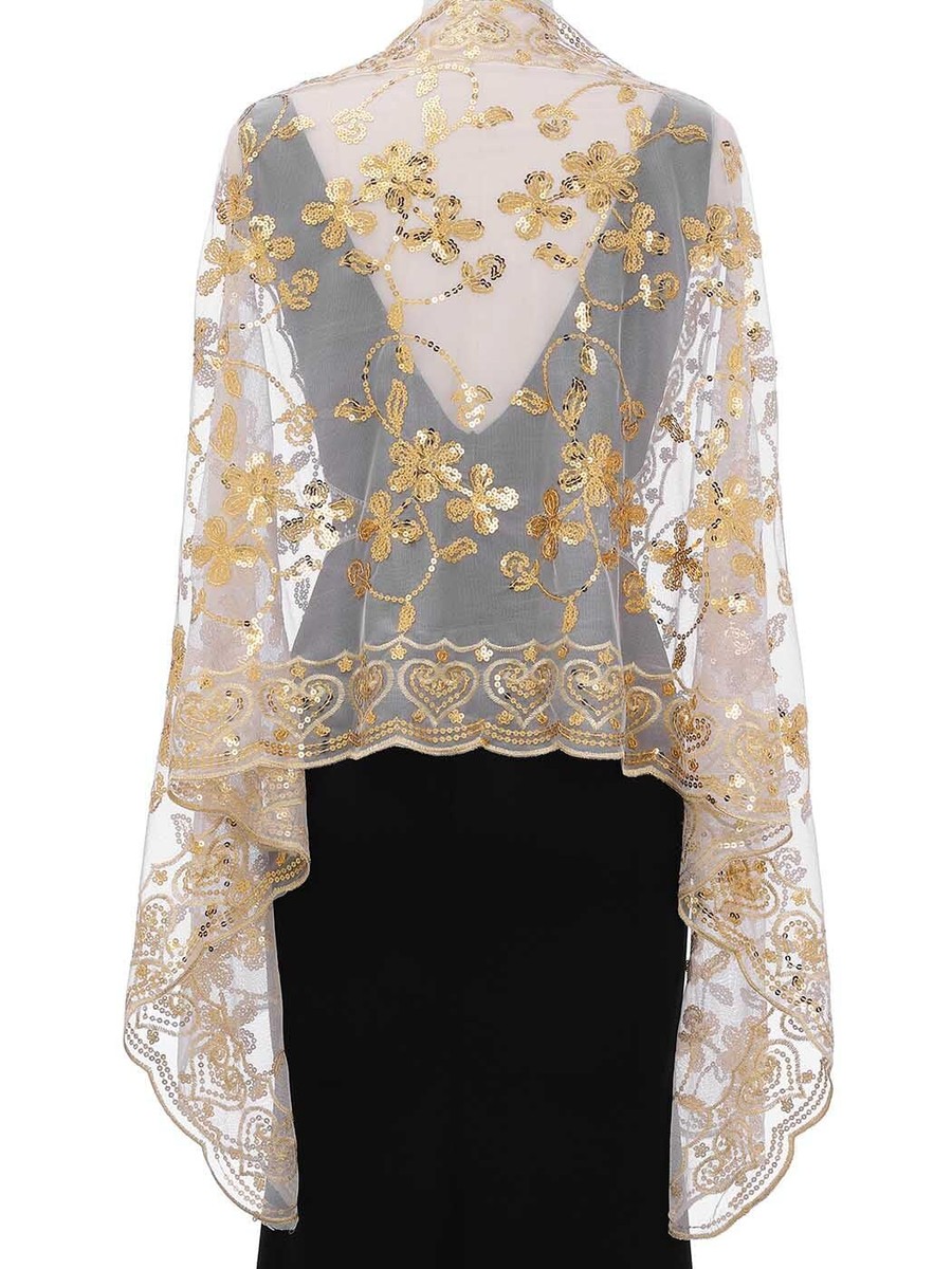 evening wraps and shawls for dresses Women's Women's 1920s Shawls and Wraps