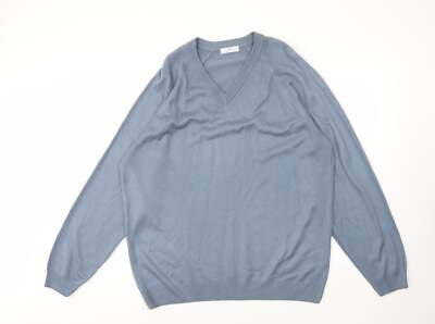 Essentials Herren Sweatshirt blau Acrylmischung Größe L
