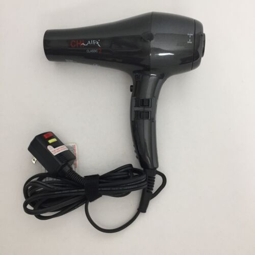 CHI AIR Classic 2 Blow Dryer CA2134 Metallic Charcoal 2 Speeds 3 Temps Tested - Picture 3 of 14