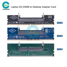 DDR3 DDR4 DDR5 Laptop to Desktop Memory Adapter Card SO-DIMM To PC DIMM Card