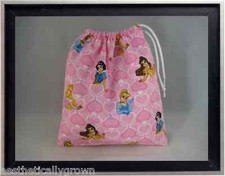 Gymnastics Leotard Grip Bags / Disney Princesses Gymnast Birthday Goody Bag