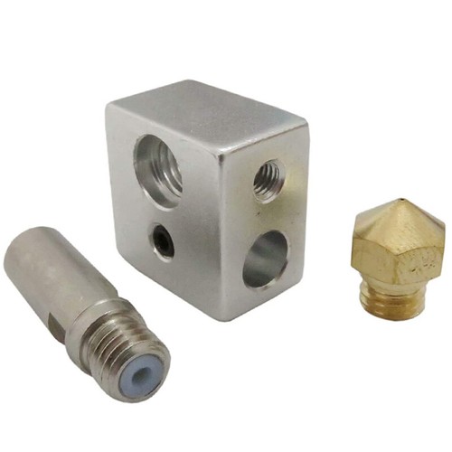 Kit Hotend MK10 para Impresora 3D Boquilla y Cuello de LatóN M7 con Tubo de J7S1 - Imagen 5 de 6