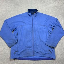 Patagonia Jacket Adult Extra Large Blue Shelled Bomber Lightweight Coat Mens*