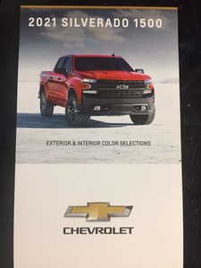 2021 CHEVROLET SILVERADO 1500 ALL-NEW FACTORY COLOR BROCHURE USA BRAND
