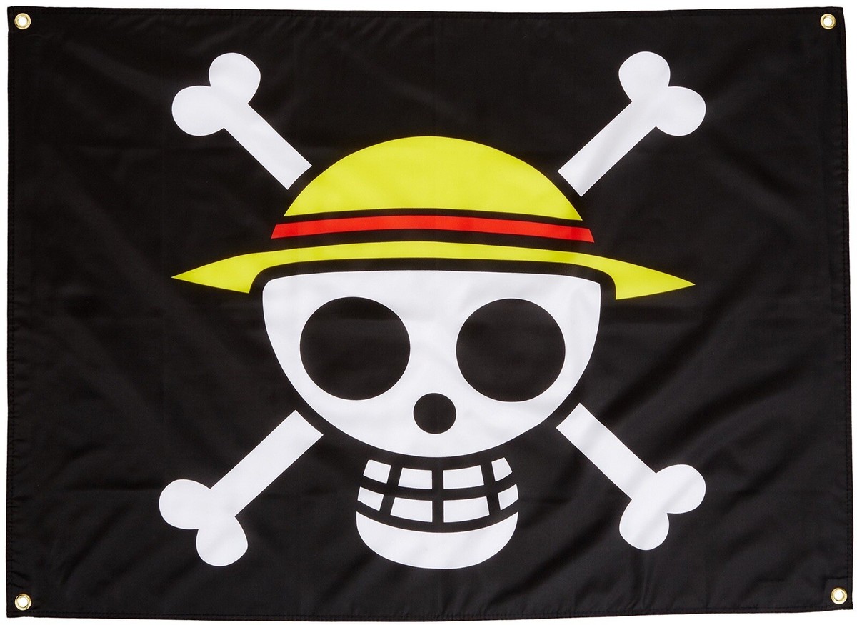 ONE PIECE - hata NEW MONKEY ANIME Buggy Attack Large One Piece Luffy Straw