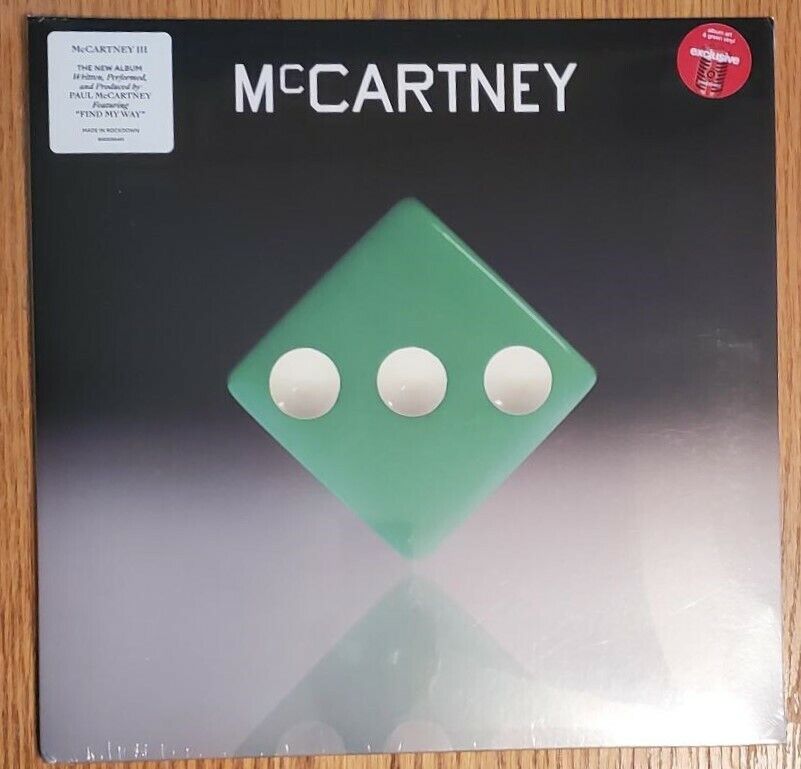 PAUL MCCARTNEY III LP LTD ED GREEN VINYL TARGET EXCLUSIVE W/HYPE SEALED NEW 2020