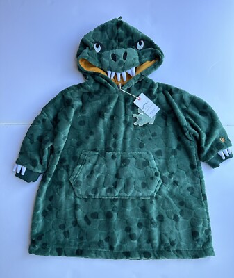Fatface Jungen grün Oversize Krokodil Kuschel Fleece Größe Large *Neu mit Etikett*