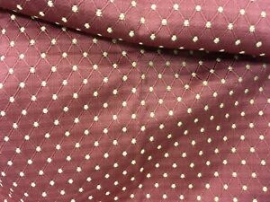 Rust and beige diamond motif/dot upholstery weight home decor fabric | eBay