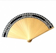 Christian Dior DIORIVIERA Folding Fan Navy Black Sensu Japan Novelty 2023 NEW