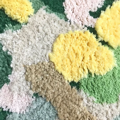 Moss Shag Area Rug for Bedroom Living Room Floor Mats Non-slip Thick Washable - Picture 35 of 44