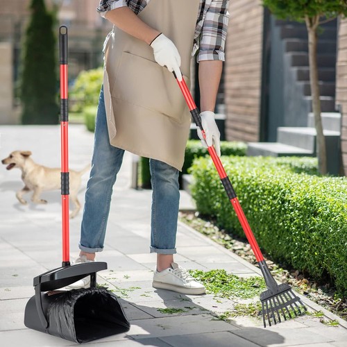 Pooper Scooper Large Swivel Bin & Rake for Large & Small Dogs Non-Breakable Dog - Picture 6 of 8