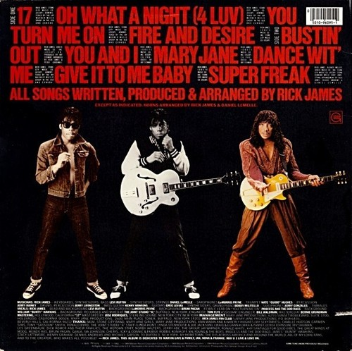 RICK JAMES Reflections Vinyl Record Album LP US Gordy 1984 Motown R&B Funk Soul - Picture 2 of 4