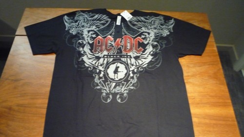 AC DC BLACK ICE T Shirt - Mens size LARGE - BRAND NEW WITH TAG - Picture 2 of 4