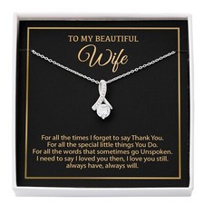 To My Wife Necklace, Christmas Gifts For Women, Anniversary Gift For Wife