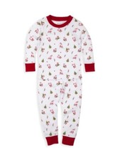 Kissy Kissy Pima Cotton Baby Christmas Holiday Santa Pajama Set 18-24 Months