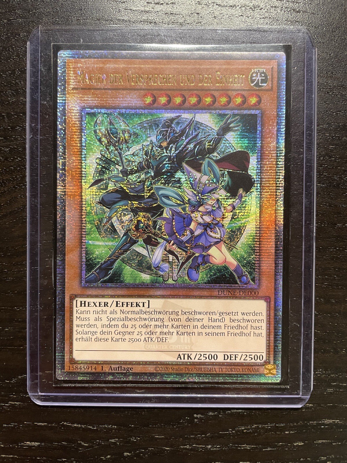 Yu-Gi-Oh! Magier der Versprechen und der Einheit DUNE QCSR Near Mint 1. Auflage
