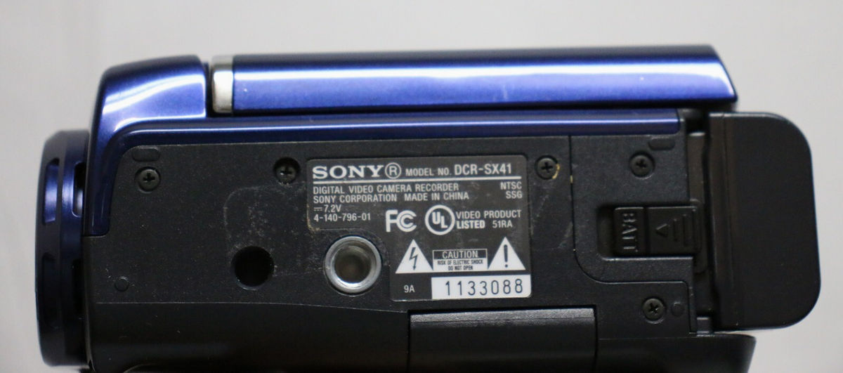 Sony Handycam DCR-SX41 Camcorder 60x Zoom With Power cable | eBay