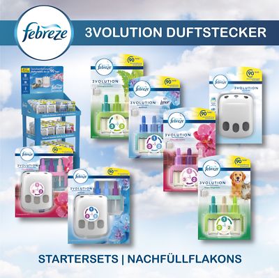 Febreze 3Volution Duftstecker Gerät Nachfüller Aprilfrisch Frühling Orchidee Ant