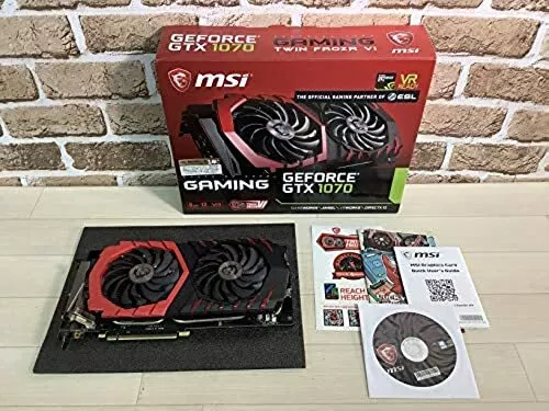 USED- MSI GeForce GTX 1070 GAMING X 8G 『Twin Frozr VI/OC model』VD6072 ,from  JP