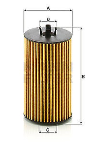 HU 6019 Z Mann-Filter ÖLfilter FüR , Opel, Vauxhall-image