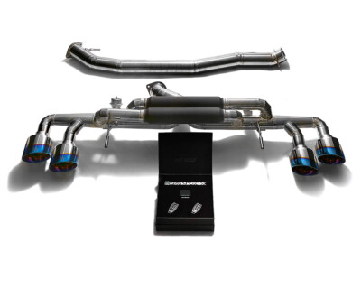 ARMYTRIX Titanium Valvetronic Catback Exhaust - 2009 - 20 GTR (BLUE TIPS)